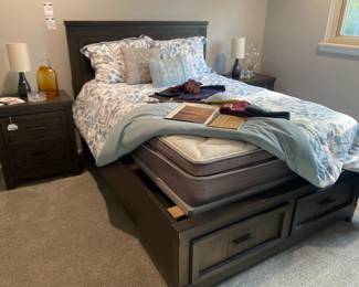 Liberty Furniture bed set, Liberty Furniture storage bed frame