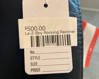 La-Z-Boy rocking recliner