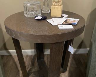 Universal Furniture Side Table, Tiffany & Co Peretti Heart, Waterford Kilrane Vase