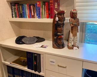 Cigar Store Totem Pole, Cigar Store Carved Indian