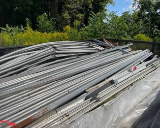 Lot of (2) 18' x 96' green house structures, currently disassembled