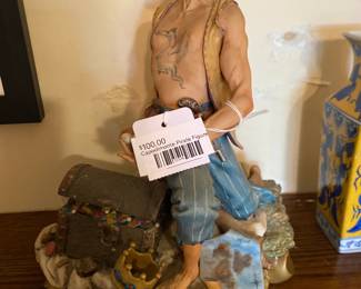 Capodimonte pirate figure
