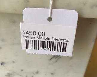 Italian Marble Pedestal