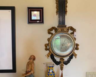 Grow & Cuttle Barometer, Capodimonte pirate figure