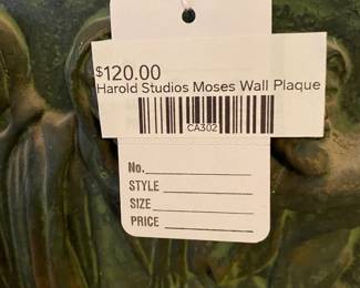 Harold Studios Moses Wall Plaque