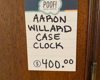 Aaron Willard case clock