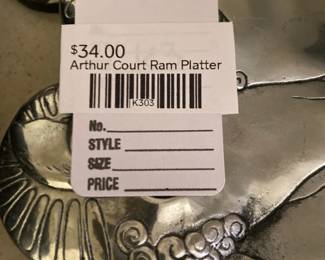 Arthur Court Ram Platter