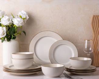 Gbhome Ceramic Dinnerware Set For 6