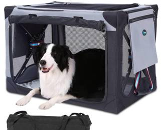Ownpets Collapsible Dog Crate, 32 Inch