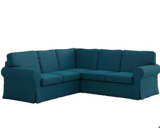 Fmctl Ektorp 2 Sectional Cover Replacement, Dark Ocean