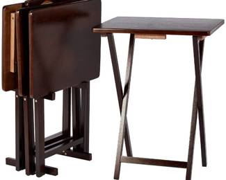 Amazon Basics Classic TV Dinner Tray, 4 Pack, Essprrsso