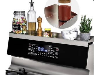 30 Inch Stainless Steel Stove Top Shelf