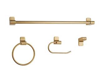 Globe Electric Positano Bath Set, Brass