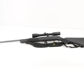 Make: Savage Arms
Model: 64
Caliber: .22 LR
Action: Semi
Barrel: 21
Bore: Bright
Serial # 4266643
Condition: Very Good
Importer: Savage
Savage Model 64 series is a semi-automatic .22 LR rifle made by Savage Arms in Canada. Features a leapers 3-9x40 Scope and a 21” shiny barrel. This rifle is in Very good condition showing normal signs of use and wear.