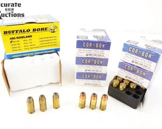 Make: Buffalo Bore/ Cor Bon
Model: 140 Rounds
Caliber: .460 Rowland
Condition: New
7 boxes of (20) in total. 5 boxes of Cor Bon 185 GR JHP and 2 boxes of Buffalo Bore 185 GR JHP ammo. 