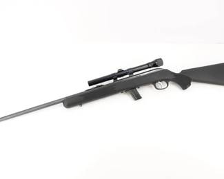 Make: savage Arms
Model: 64
Caliber: .22 LR
Action: Semi
Barrel: 21
Bore: Shiny
Serial # 3867158
Condition: Very Good
Importer: Savage Arms Inc
Savage Model 64 series is a semi-automatic .22 LR rifle made by Savage Arms in Canada. It operates on a simple blowback action. These Semi Auto Rifles make the Tin cans dance. This Rifle Features a 21” barrel paired with a weaver scope. This Rifle is in Very Good condition showing normal signs of use and wear.