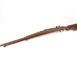 Make: ASFA ANKARA
Model: 903
Caliber: 7mm
Action: Bolt
Barrel: 26
Bore: Shiny
Serial # 29584
Condition: Broken
missing bolt.