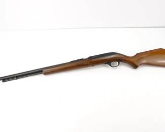 Make: Marlin
Model: 60
Caliber: .22 LR
Action: Semi
Barrel: 22
Bore: Shiny
Serial # MM67761J
Condition: Good
Marlin model 60 is a semi-automatic .22 LR rifle made by the marlin firearms company. This rifle features a 22â€ JM Barrel and remains in good condition. Shows signs of use and wear.