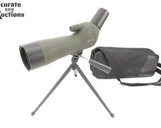 Make: Emarthtech
Model: 20-60x
Condition: Great
This spotting scope telescope features a 20-60x Zoom Lens for close-up and long range views. Also brings great color and clarity to every scene with comfortable sight. 