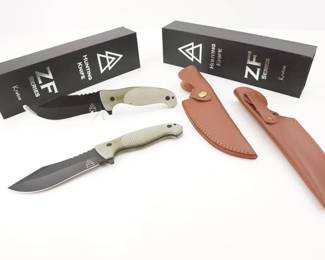 Make: Kratos Company
Model: ZF5 Tudor
Caliber: 2 Knife Bundle
Barrel: 4.75
Condition: New
2 in box new Kratos ZF5 Tudor style knives. 