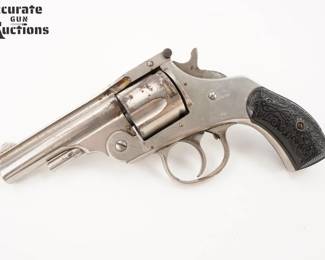 Make: Harrington & Richardson
Model: Top Break Manual Eject
Caliber: .38
Action: DA
Barrel: 3.25
Bore: Frosty
Serial # NSN
Condition: Good
A Harrington & Richardson Top Break Manual Eject chambered in .38 and features a 3.25” barrel. This Revolver Remains in Good condition showing some rust pitting and wear. 
