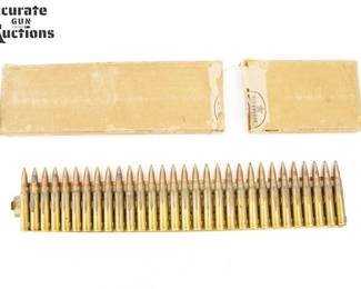 Make: Vintage
Model: Clipped Ammo
Caliber: 7mm JAP
Clipped 7mm JAP ammo.