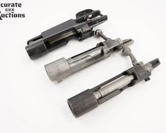 Make: Zbrojovka
Model: Brno Receivers
Caliber: 8mm Mauser
Action: Bolt
Serial # 8332,8152,R3467
Set of 3 two with bolts, one with no bolt and trigger. 