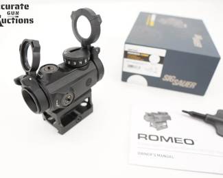 Make: Sig Sauer
Model: Romeo-MSR
Caliber: Optic
Condition: Very Good
The ROMEO-MSR is a sealed compact red dot or green dot sight intended for MSR, carbine, shotgun and air rifle.The optic is sold with its factory box. 