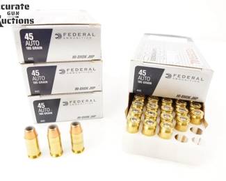 Make: Federal
Model: 250 Rounds Classic
Caliber: .45 ACP
Condition: New
5 boxes of (50) rounds of Federal Classic Pistol 185 GR .45 ACP ammo.