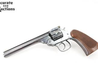 Make: Harrington & Richardson A
Model: 22 Special
Caliber: .22 Long Rifle CTG
Action: DA
Barrel: 6
Bore: Bright
Serial # 593585
Condition: Good
Harrington & Richardson Arms "22 Special" 9 Shot .22LR Revolver features double action and a 6 inch barrel. The revolver is in very good condition, showing normal signs of use and wear. 