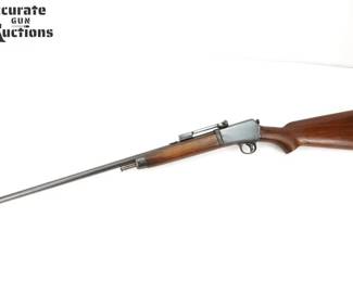 Make: Winchester
Model: 63
Caliber: 22 LR
Action: Semi
Barrel: 23
Bore: Bright
Serial # 80504A
Condition: Very Good
Introduced in 1933, the Model 63 was the first semi auto rifle offered by Winchester chambered for the standard .22 Long Rifle cartridge. It had the square receiver that was a trademark. This 63 features a 23” barrel and remains in very good condition, showing normal signs of use and wear.