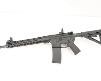 Make: Palmetto State Armory
Model: PA-15
Caliber: 5.56
Action: Semi
Barrel: 17.5
Bore: Shiny
Serial # SCD846734
Condition: Excellent
This Palmetto State Armory PA-15 is chambered in 5.56 NATO and features a 17.5” barrel and is sold with one magazine. This Rifle features a Magpul adj stock, flip up sights and a 1/7 Freedom barrel. The rifle is in excellent condition showing normal signs of use and wear. 