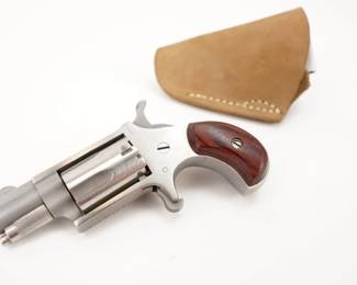 Make: North American Arms
Model: Mini Revolver
Caliber: .22 Long Rifle
Action: SA
Barrel: 1.2
Bore: Frosty
Serial # L046275
Condition: Very Good
North American Arms firearms are the perfect choice for any outdoor enthusiasts looking to add some firepower to their armature. Chambered in the powerful .22 LR this revolver is in very good condition, showing normal signs of use and wear.