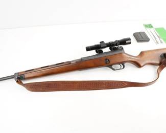 Make: HK
Model: SL7
Caliber: 308
Action: Semi
Barrel: 18
Bore: Shiny
Condition: Excellent
The Heckler & Koch SL7 is a roller-delayed blowback operated sporting carbine made by Heckler & Koch. It was chambered in .308 WIN caliber and designed and marketed throughout the world as a hunting/utility rifle. The left shoulder of the receiver is marked “HK CHANTILLY VA / HECKLER & KOCH GMBH / OBERNDORF/N MADE IN W-GERMANY '' and “Mod HK-SL7 ''. The left of the magazine body is marked “.243 / .308”, the follower is marked “3”. The rifle is topped with a Leupold 1x4 Vari-XII. This Rifle is sold with a 2 Mags, Sling, Original booklet for SL-6 SL-7 and a Flambeau Hard Case..The rifle is in excellent condition showing minimal signs of use and wear. 