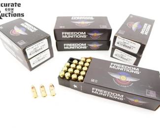 Make: Freedom Munitions
Model: 350 Rounds
Caliber: 9mm Luger
7 Boxes of 50 Freedom Munitions 9mm Luger 147 GR RN.