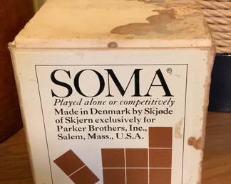 Piet Hein.  NIB vintage rosewood cube game. 