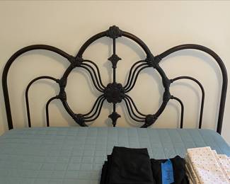 Metal headboard