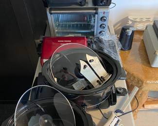 Various kitchen appliances