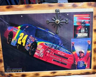 Jeff Gordon signed memorabilia