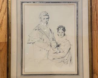 Jean Auguste Dominique Ingres' "The Alexandre Lethiere Family."