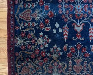 Early 20th Century Kirman Rug Art Deco Rug. Measures 4'3" x 6' 5". Photo 2 of 3.