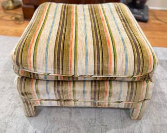 Pair of Upholstered Ottomans. Each Measures 28" x 28" x 18". Photo 1 of 3.