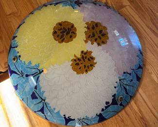 Loys Lucha French Art Deco Ceiling Fixture Circa 1920s. Photo 1 of 2.