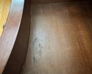 Art Deco / Biedermeier Style 4-Drawer Chest of Drawers. Measures 54" W x 24" D x 38" H. Photo 6 of 6.