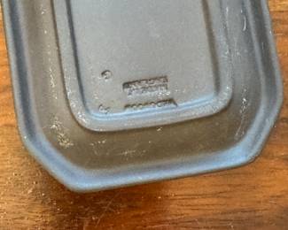 Wedgwood Black Jasperware Trinket Dish. Photo 2 of 2.