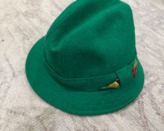 Green Wool Fedora. Photo 1 of 2.