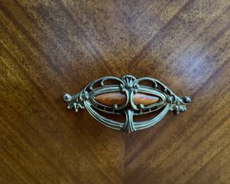 Art Deco Waterfall Chifferobe / Drop Down Secretary. Circa 1930s. Mahogany, Walnut Burl and Satinwood Banding. Has Two Cedar Lined Cabinets. Measures 40" W x 20" D x 70" H. Photo 5 of 8.
