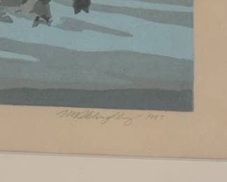 "Untangling The Traces," Signed & Numbered Lithograph. Photo 2 of 4.