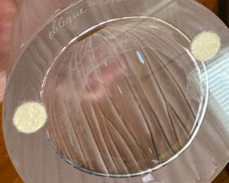 Lalique Vase. Photo 2 of 2.