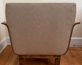 Pair of Art Deco Scandinavian Birch Chairs by Carl Malmsten for David Blomberg. Each Measures 32" W x 29" D x 33" H. Photo 4 of 6.